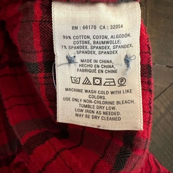 Holding Horses Anthropologie Red & Black Long Sleeve Tunic Top Size Small - Picture 3 of 5